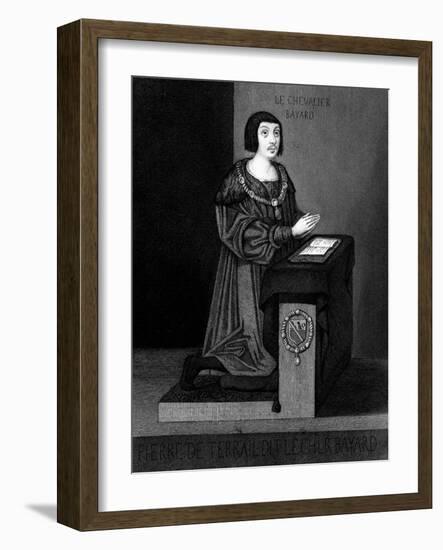 Bayard at Prayer-null-Framed Art Print