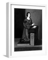 Bayard at Prayer-null-Framed Art Print