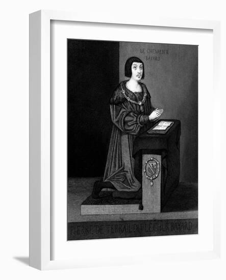 Bayard at Prayer-null-Framed Art Print