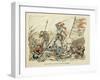 Bayard Defends Alone the Garigliano Bridge-Paul de Semant-Framed Art Print