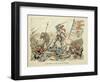 Bayard Defends Alone the Garigliano Bridge-Paul de Semant-Framed Art Print