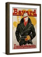 Bayard, Fraise Vetements, circa 1930-null-Framed Giclee Print