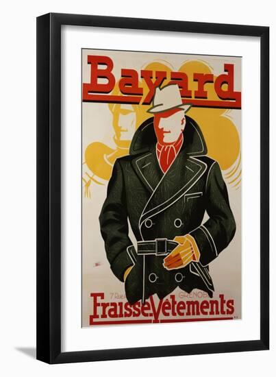 Bayard, Fraise Vetements, circa 1930-null-Framed Giclee Print