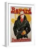 Bayard, Fraise Vetements, circa 1930-null-Framed Giclee Print