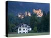 Bayern/Bavaria, Deutsche Alpenstrasse, Schwangau, Schloss Hohenschwangau, Germany-Walter Bibikow-Stretched Canvas