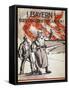 Bayern! Euerer Land Steht in Flammen! Pub. Germany, C.1918-Wera von Bartels-Framed Stretched Canvas