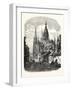 Bayeux Cathedral, France, 1855-null-Framed Giclee Print