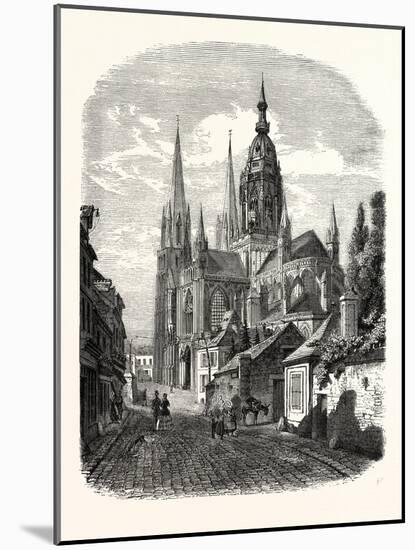 Bayeux Cathedral, France, 1855-null-Mounted Giclee Print