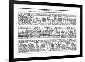 Bayeux Tapestry (1 of 8)-null-Framed Premium Giclee Print