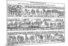 Bayeux Tapestry (1 of 8)-null-Mounted Premium Giclee Print