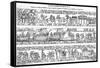 Bayeux Tapestry (1 of 8)-null-Framed Stretched Canvas