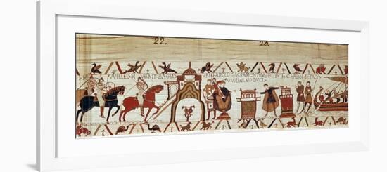 Bayeux Tapestry, 1070S-null-Framed Premium Giclee Print