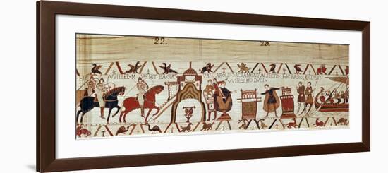 Bayeux Tapestry, 1070S-null-Framed Premium Giclee Print