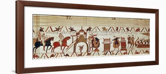 Bayeux Tapestry, 1070S-null-Framed Premium Giclee Print