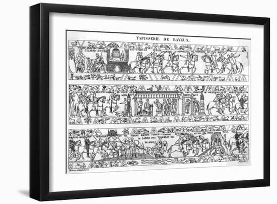 Bayeux Tapestry (2 of 8)-null-Framed Art Print