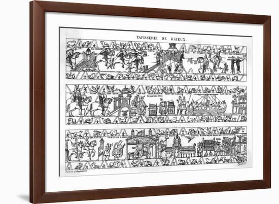 Bayeux Tapestry (3 of 8)-null-Framed Premium Giclee Print