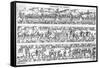 Bayeux Tapestry (5 of 8)-null-Framed Stretched Canvas
