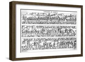 Bayeux Tapestry (5 of 8)-null-Framed Art Print