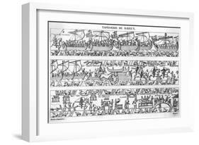 Bayeux Tapestry (5 of 8)-null-Framed Art Print