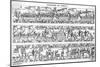 Bayeux Tapestry (5 of 8)-null-Mounted Art Print