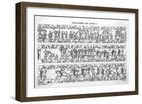 Bayeux Tapestry (6 of 8)-null-Framed Art Print