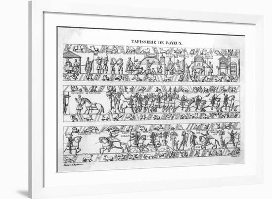 Bayeux Tapestry (6 of 8)-null-Framed Premium Giclee Print