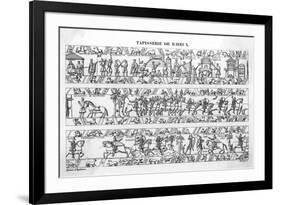 Bayeux Tapestry (6 of 8)-null-Framed Premium Giclee Print