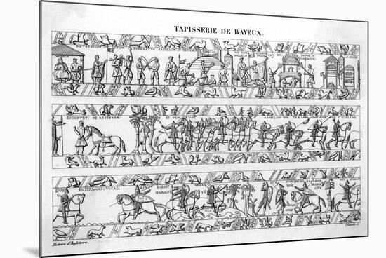 Bayeux Tapestry (6 of 8)-null-Mounted Premium Giclee Print