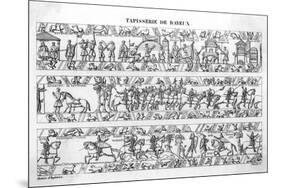 Bayeux Tapestry (6 of 8)-null-Mounted Premium Giclee Print