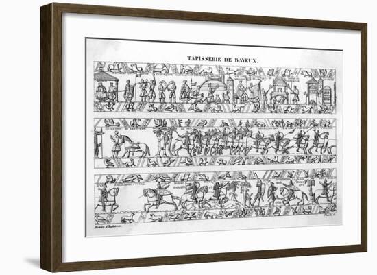 Bayeux Tapestry (6 of 8)-null-Framed Art Print