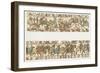 Bayeux Tapestry: Battle of Hastings Battle Rages-null-Framed Art Print