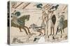 Bayeux Tapestry: Battle of Hastings Harold is Fatally Injured When an Arrow Pierces His Eye-null-Stretched Canvas