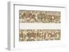 Bayeux Tapestry: Battle of Hastings the Norman Horsemen Charge the English Infantry-null-Framed Photographic Print