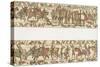 Bayeux Tapestry: Battle of Hastings the Norman Horsemen Charge the English Infantry-null-Stretched Canvas