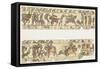 Bayeux Tapestry: Battle of Hastings-null-Framed Stretched Canvas