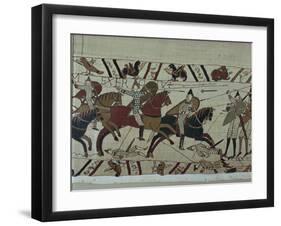 Bayeux Tapestry, Bayeux, Normandy, France-Rawlings Walter-Framed Photographic Print