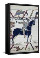 Bayeux Tapestry, Bayeux, Normandy, France-Walter Bibikow-Framed Stretched Canvas