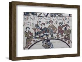 Bayeux Tapestry, Bayeux, Normandy, France-Walter Bibikow-Framed Photographic Print