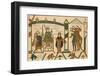 Bayeux Tapestry: Harold is Crowned King of England-null-Framed Photographic Print