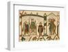 Bayeux Tapestry: Harold is Crowned King of England-null-Framed Photographic Print