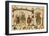 Bayeux Tapestry: Harold is Crowned King of England-null-Framed Photographic Print