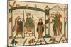 Bayeux Tapestry: Harold is Crowned King of England-null-Mounted Photographic Print
