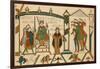 Bayeux Tapestry: Harold is Crowned King of England-null-Framed Photographic Print