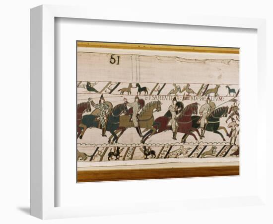 Bayeux Tapestry, Normandy, France, Europe-Robert Harding-Framed Premium Photographic Print