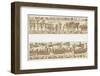 Bayeux Tapestry: Weapons and Wine are Put-null-Framed Photographic Print