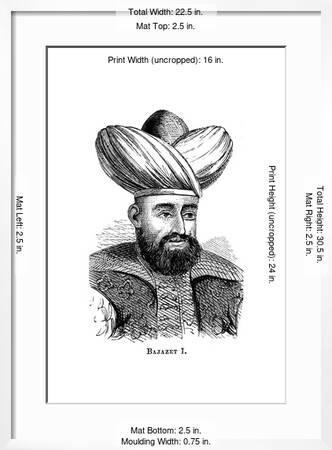 Bayezid I, Sultan of the Ottoman Empire from 1389' Giclee Print |  AllPosters.com