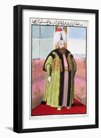 Bayezid II, Ottoman Emperor, (1808)-John Young-Framed Giclee Print