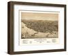 Bayfield, Wisconsin - Panoramic Map-Lantern Press-Framed Art Print