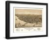 Bayfield, Wisconsin - Panoramic Map-Lantern Press-Framed Art Print