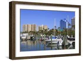 Bayfront Marina, Sarasota, Florida, United States of America, North America-Richard Cummins-Framed Photographic Print